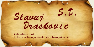 Slavuj Drašković vizit kartica